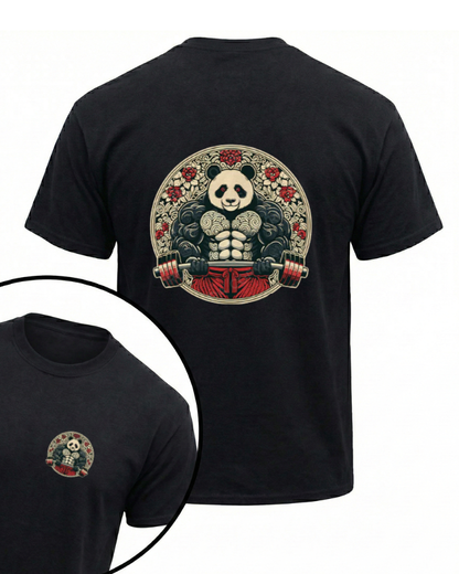 PANDA WEIGHTLIFTING GYM SHIRT
