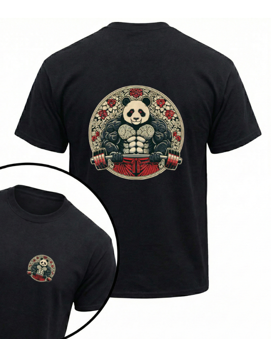 PANDA WEIGHTLIFTING GYM SHIRT