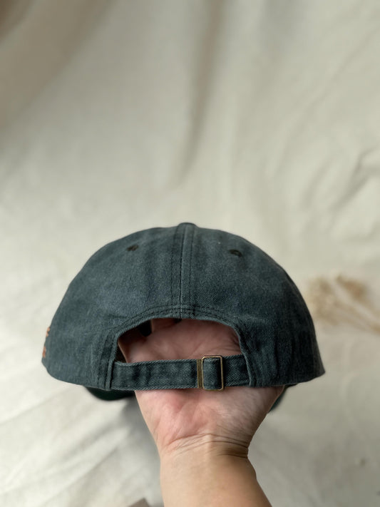 Autumn Floral Embroidered Baseball Cap
