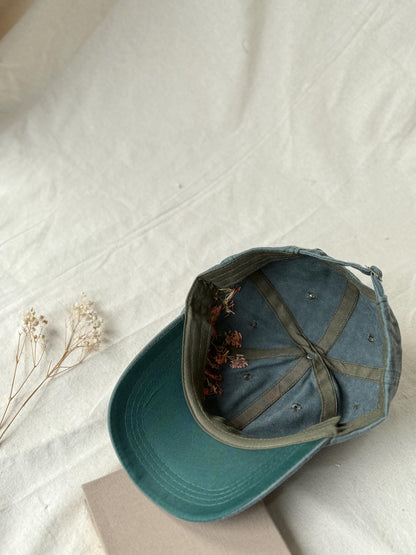 Autumn Floral Embroidered Baseball Cap