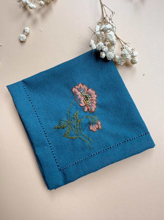 Elegant Hand-Embroidered Hanky