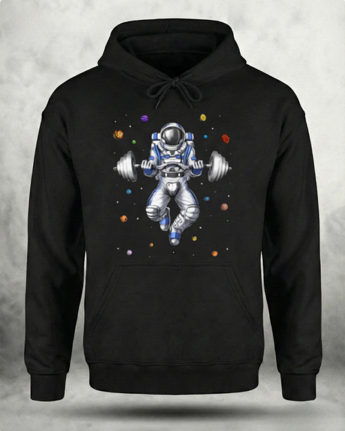 SPACE ASTRONAUT GYM HOODIE