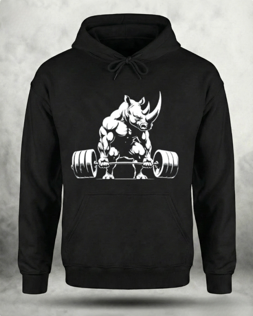 WEIGHTLIFTING RHINO GYM HOODIE
