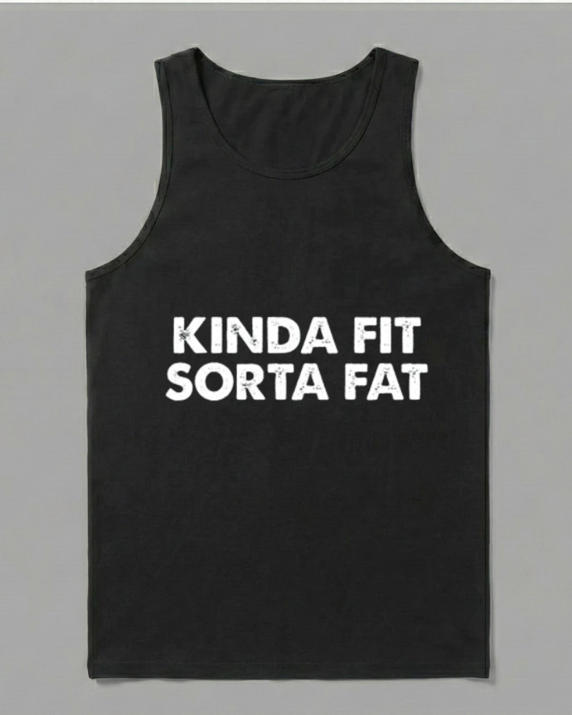 KINDA FIT SORTA FAT COTTON TANK