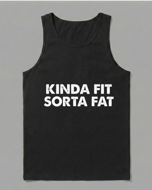 KINDA FIT SORTA FAT COTTON TANK