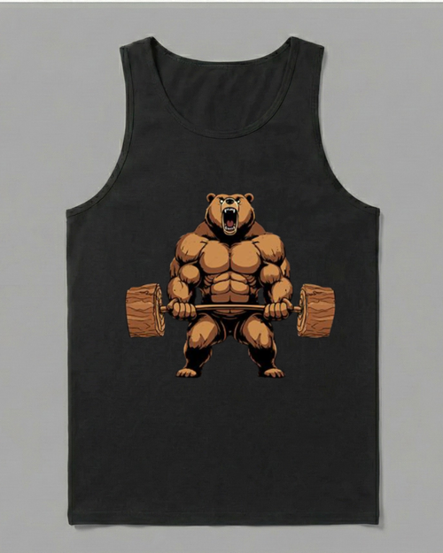 BEAR LIFT HEAVY GYM SHIRT