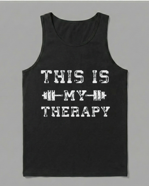 THIS IS MY THERAPY COTTON TANK
