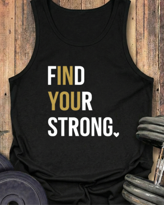 FIND YOUR STRONG COTTON TANK