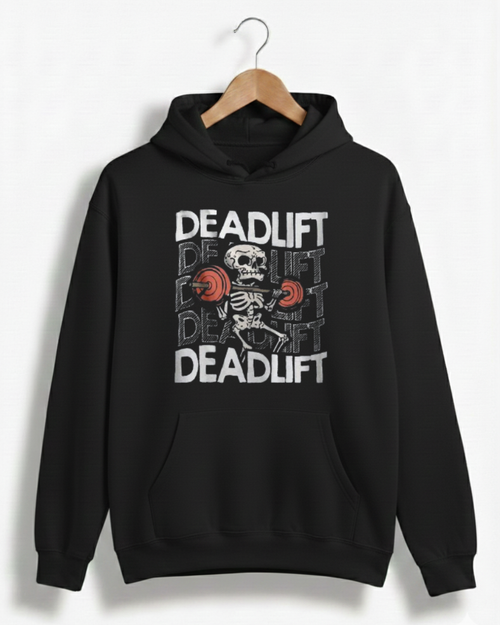 SKELETON DEADLIFT GYM HOODIE