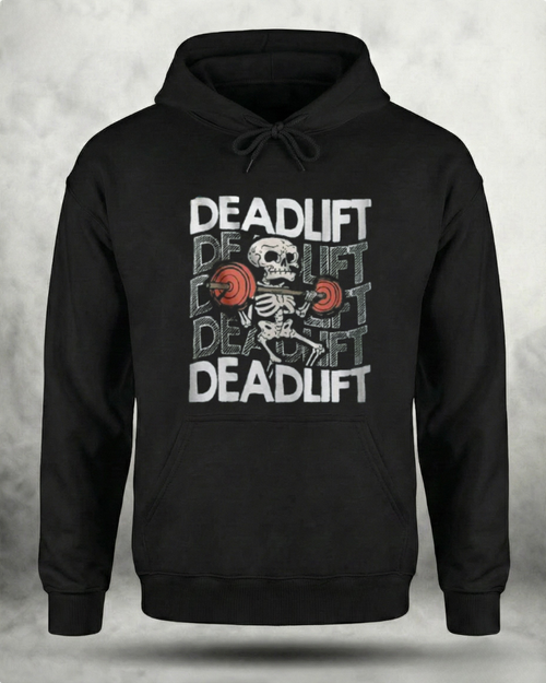SKELETON DEADLIFT GYM HOODIE