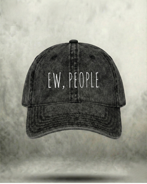 EW PEOPLE WASHED GYM CAP