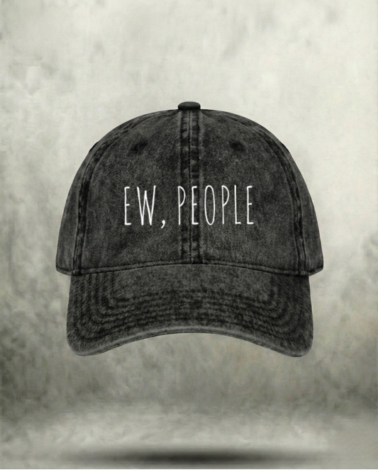 EW PEOPLE WASHED GYM CAP