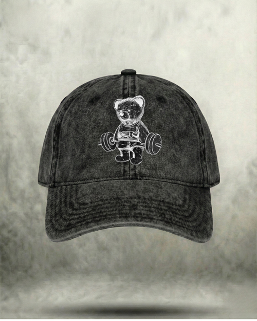 EXERCISE BEAR WASHED GYM CAP