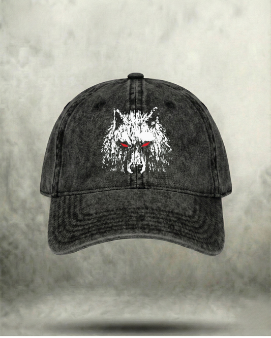 WOLF WASHED GYM CAP