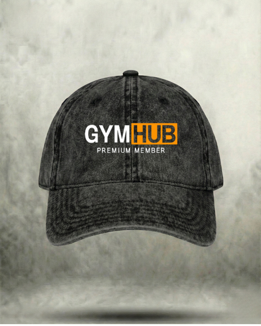 GYMHUB PREMIUM MEMBER WASHED GYM CAP